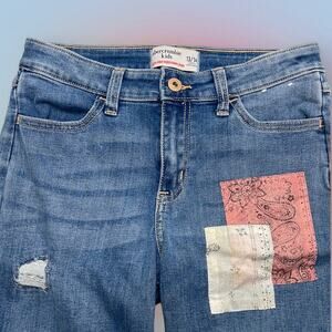 ABERCROMBIE & FITCH KIDS 13/14 HIGH RISE MINI MOM JEANS